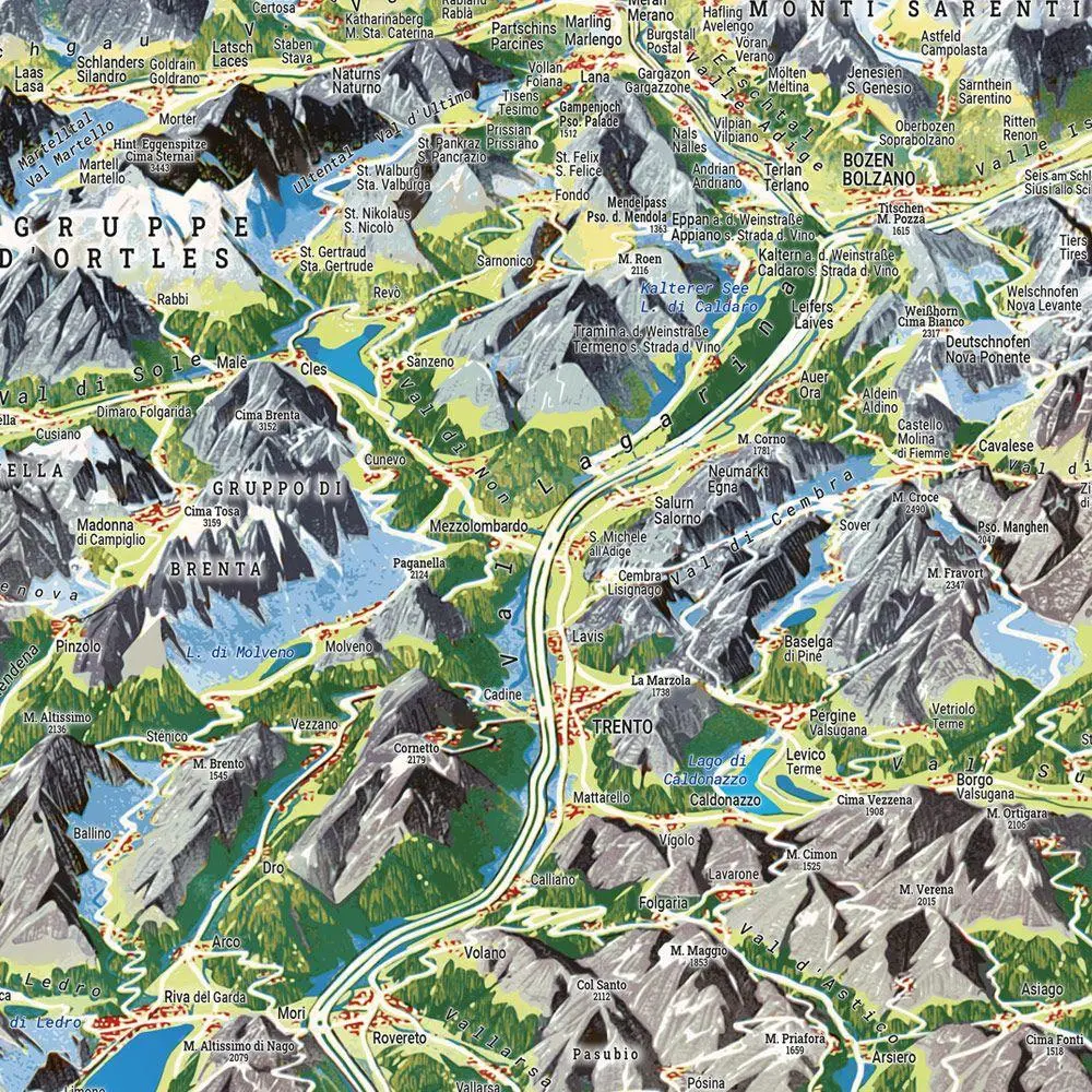 Bild: 9783707920857 | freytag &amp; berndt Straßenkarte Tirol - Dolomiten - Gardasee -...