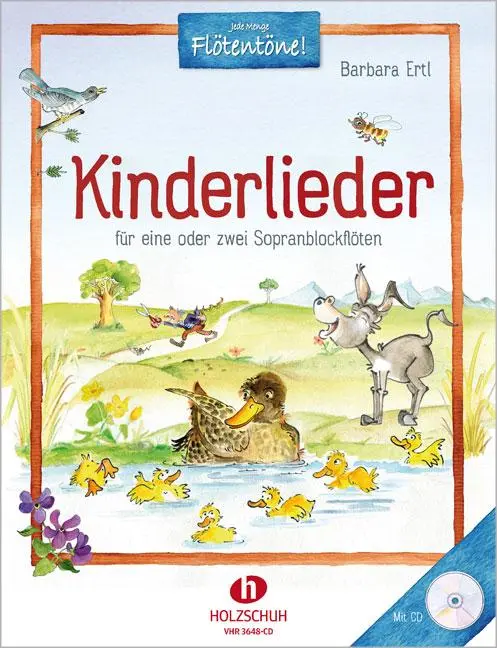 Cover: 9783864340857 | Kinderlieder | für eine oder zwei Sopranblockflöten | Barbara Ertl