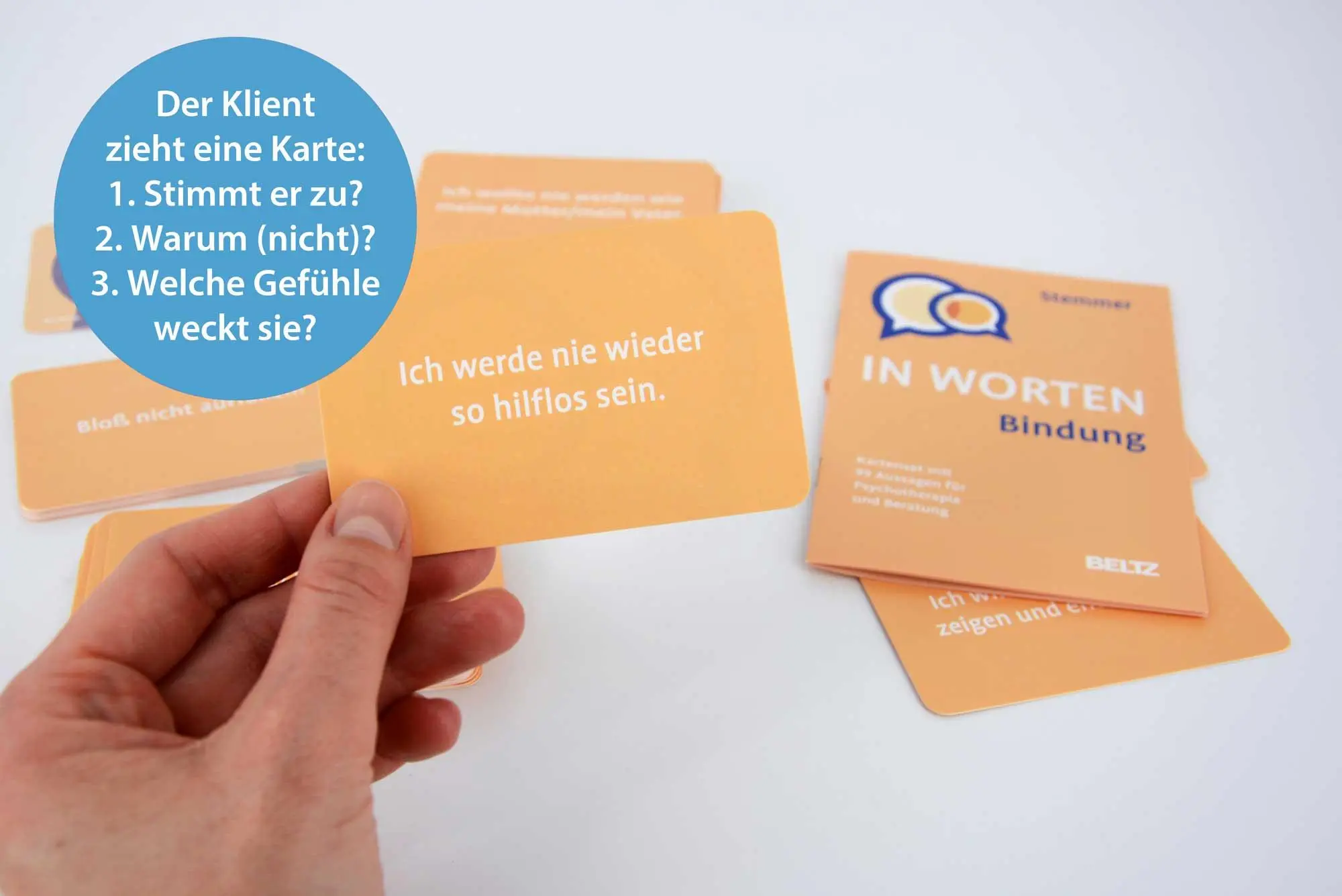 Bild: 4019172100957 | Bindung in Worten | Kerstin Stemmer | Box | BeltzTherapiekarten | 2022