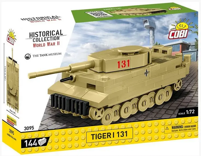 Cover: 5902251030957 | COBI Historical Collection 3095 - Tiger I 131 Panzer, WWII, Maßstab...