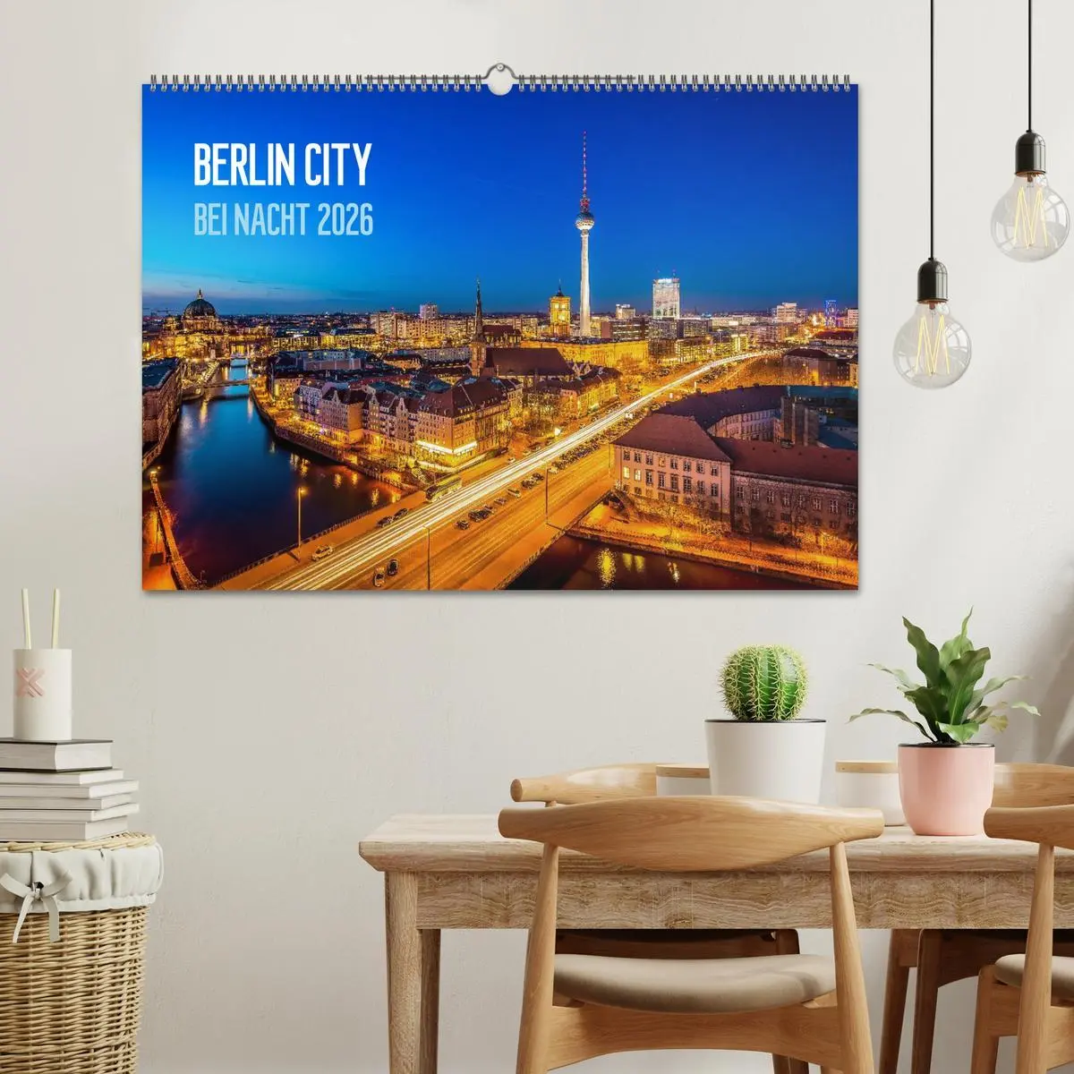 Bild: 9783516080957 | Berlin City bei Nacht (Wandkalender 2026 DIN A2 quer), CALVENDO...