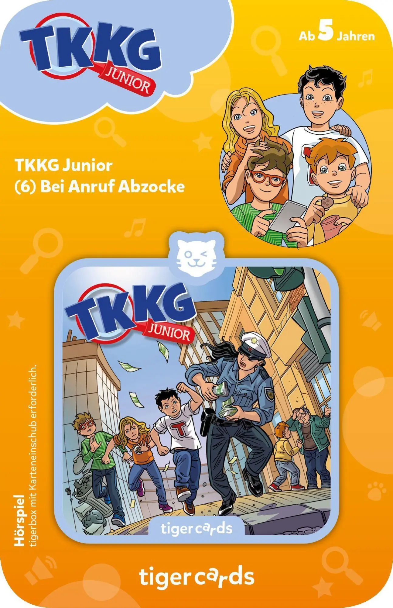 Bild: 4260535481057 | tigercard - TKKG Junior - Folge 6: Bei Anruf Abzocke | Deutsch | 2019