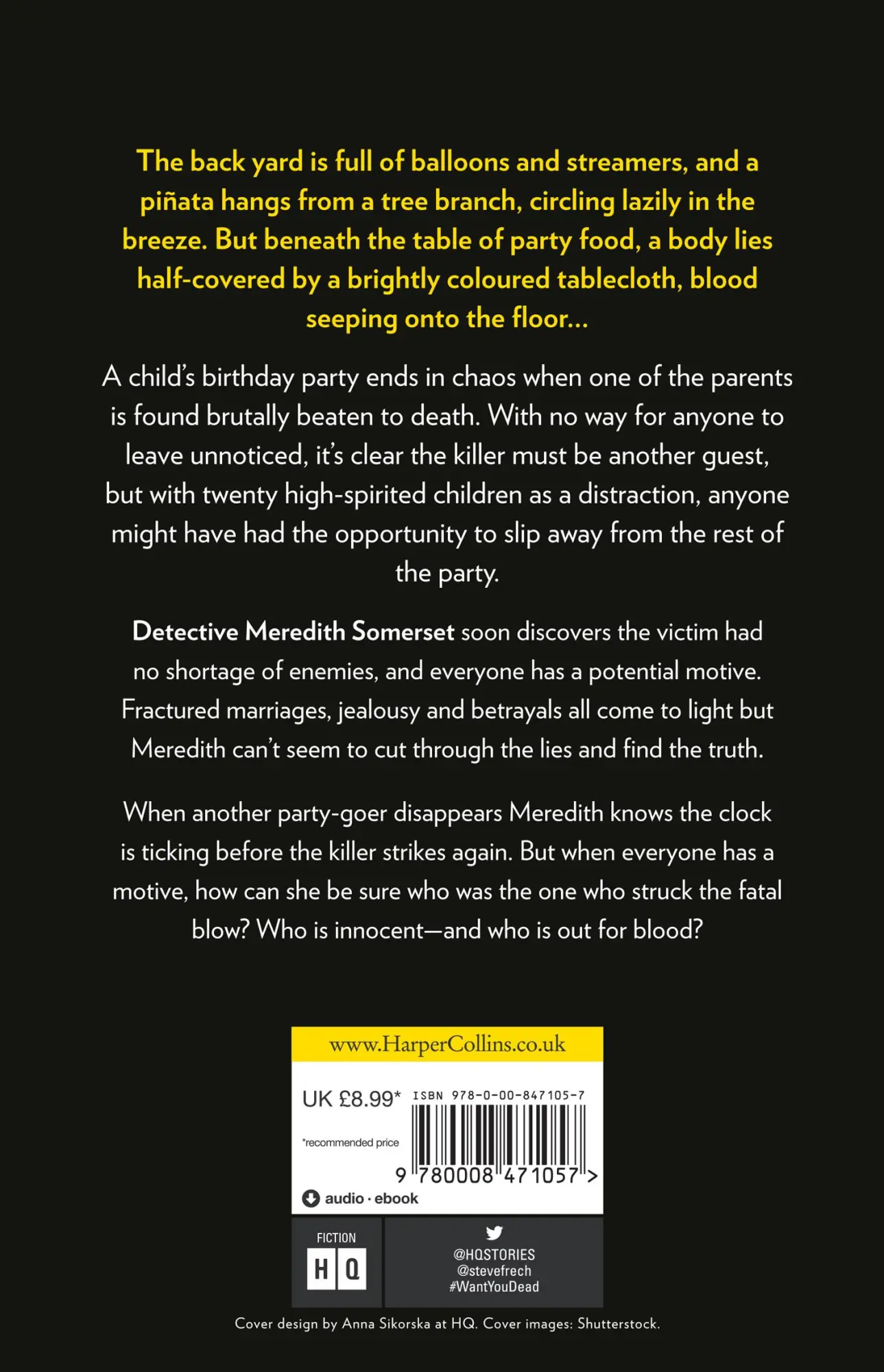 Rückseite: 9780008471057 | Want You Dead | Steve Frech | Taschenbuch | Kartoniert / Broschiert