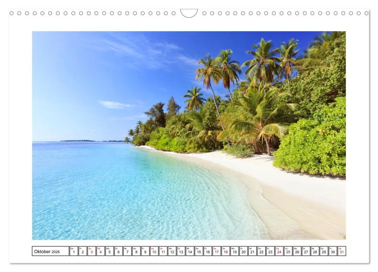 Bild: 9783457571057 | Traumstrände - Naturparadiese aus aller Welt (Wandkalender 2026 DIN...