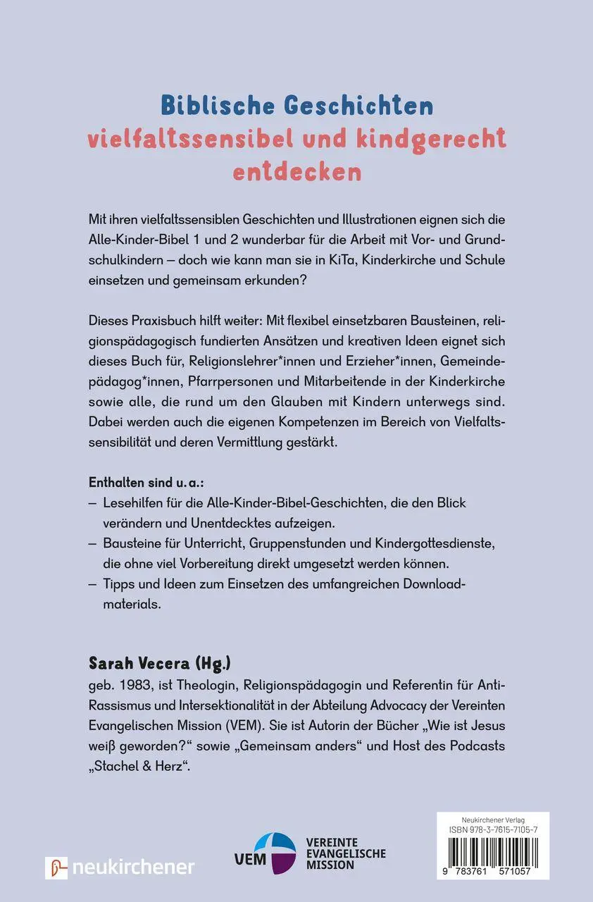 Bild: 9783761571057 | Alle-Kinder-Bibel - Das Praxisbuch | Sarah Vecera | Taschenbuch | 2026