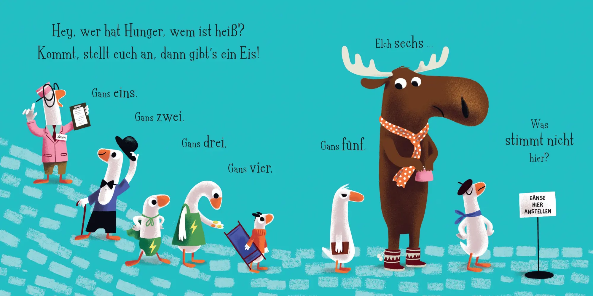 Bild: 9783833911057 | Gans, Gans, Elch - Ein tierischer Zählspaß | Kael Tudor | Buch | 32 S.