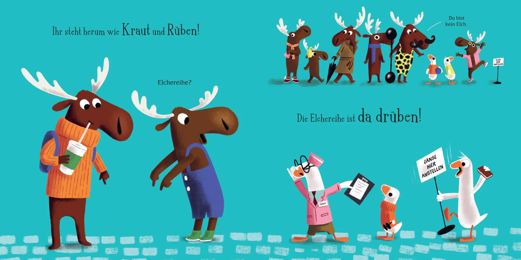 Bild: 9783833911057 | Gans, Gans, Elch - Ein tierischer Zählspaß | Kael Tudor | Buch | 32 S.