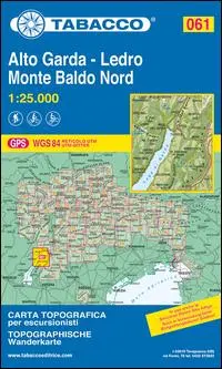 Cover: 9788883151057 | Tabacco Wandern 1 : 25 000 Riva del Garda - Ledro - Monte Baldo Nord