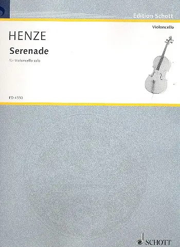 Cover: 9790001051057 | Serenade Vcl. | für Violoncello solo. Violoncello., Edition Schott