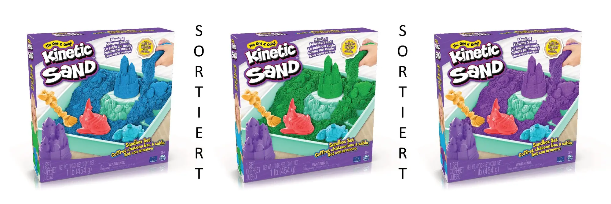 Cover: 778988491157 | KNS Sand Box Sortiment (454g) | Lieferumfang: 1 von 3 möglichen Farben