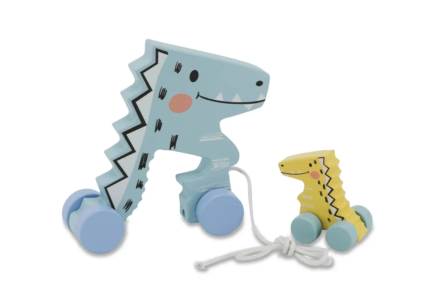 Bild: 4042774461157 | Jamara Holzspielzeug Kidiwood Nachziehen Dino 2tlg. | In Karton | 2020