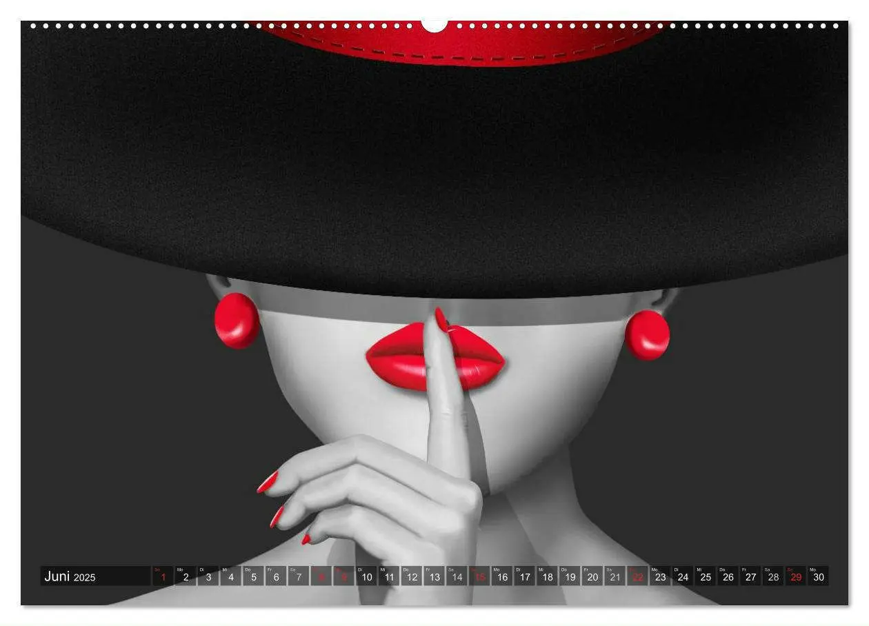 Bild: 9783435471157 | Rot wie die Liebe by Mausopardia (Wandkalender 2025 DIN A2 quer),...