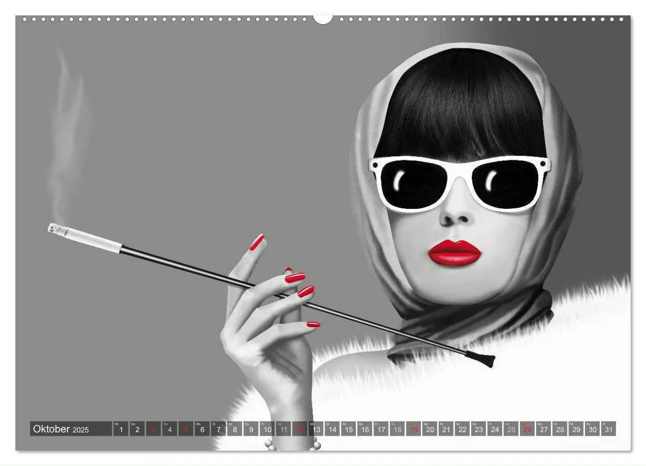 Bild: 9783435471157 | Rot wie die Liebe by Mausopardia (Wandkalender 2025 DIN A2 quer),...