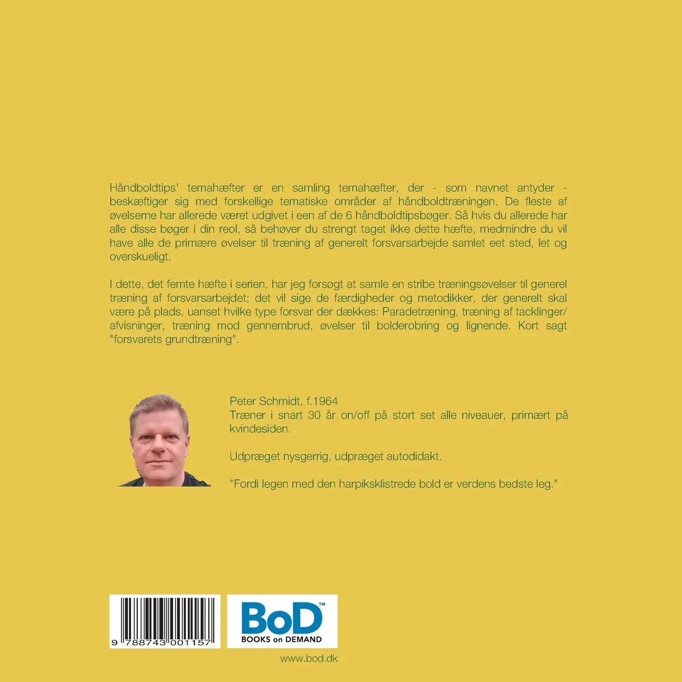 Rückseite: 9788743001157 | Træningsøvelser til generelt forsvarsarbejde | Peter Schmidt | Buch