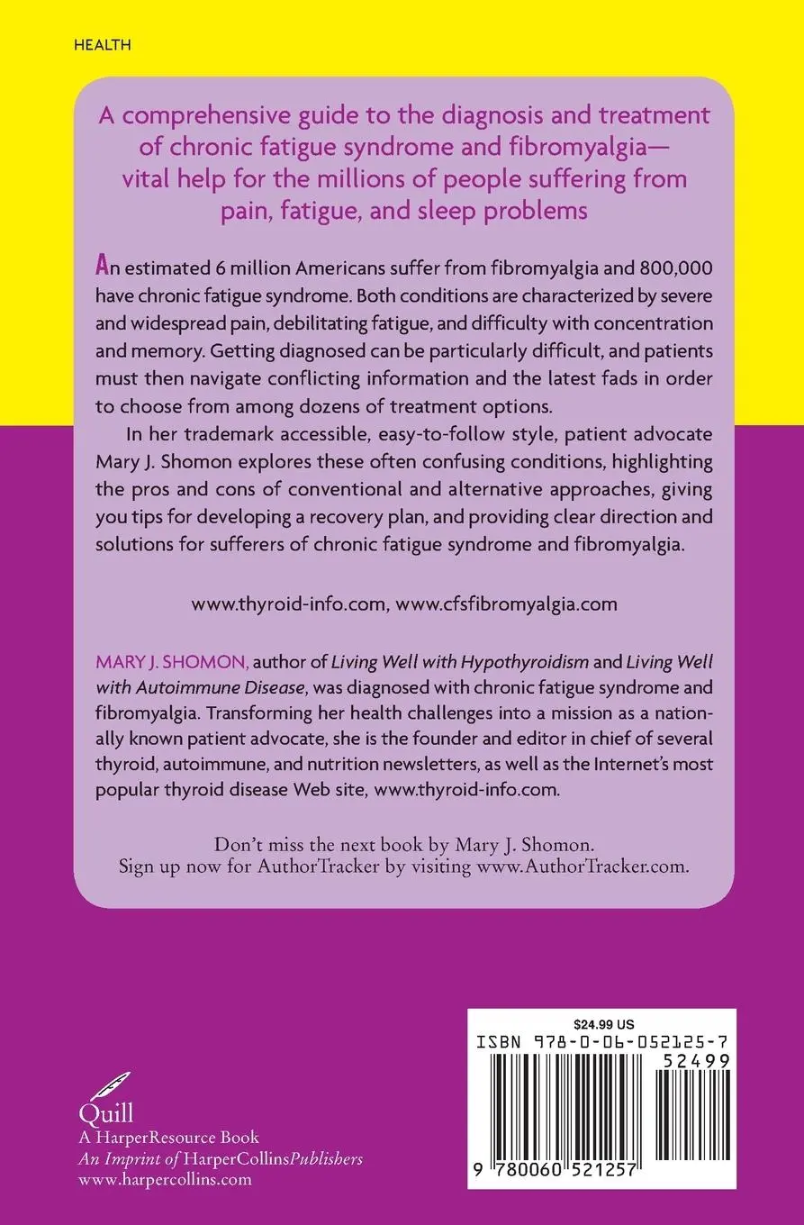 Rückseite: 9780060521257 | Living Well with Chronic Fatigue Syndrome and Fibromyalgia | Shomon