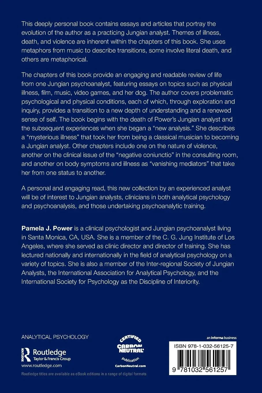 Rückseite: 9781032561257 | Transitions in Jungian Analysis | Pamela J. Power | Taschenbuch | 2024