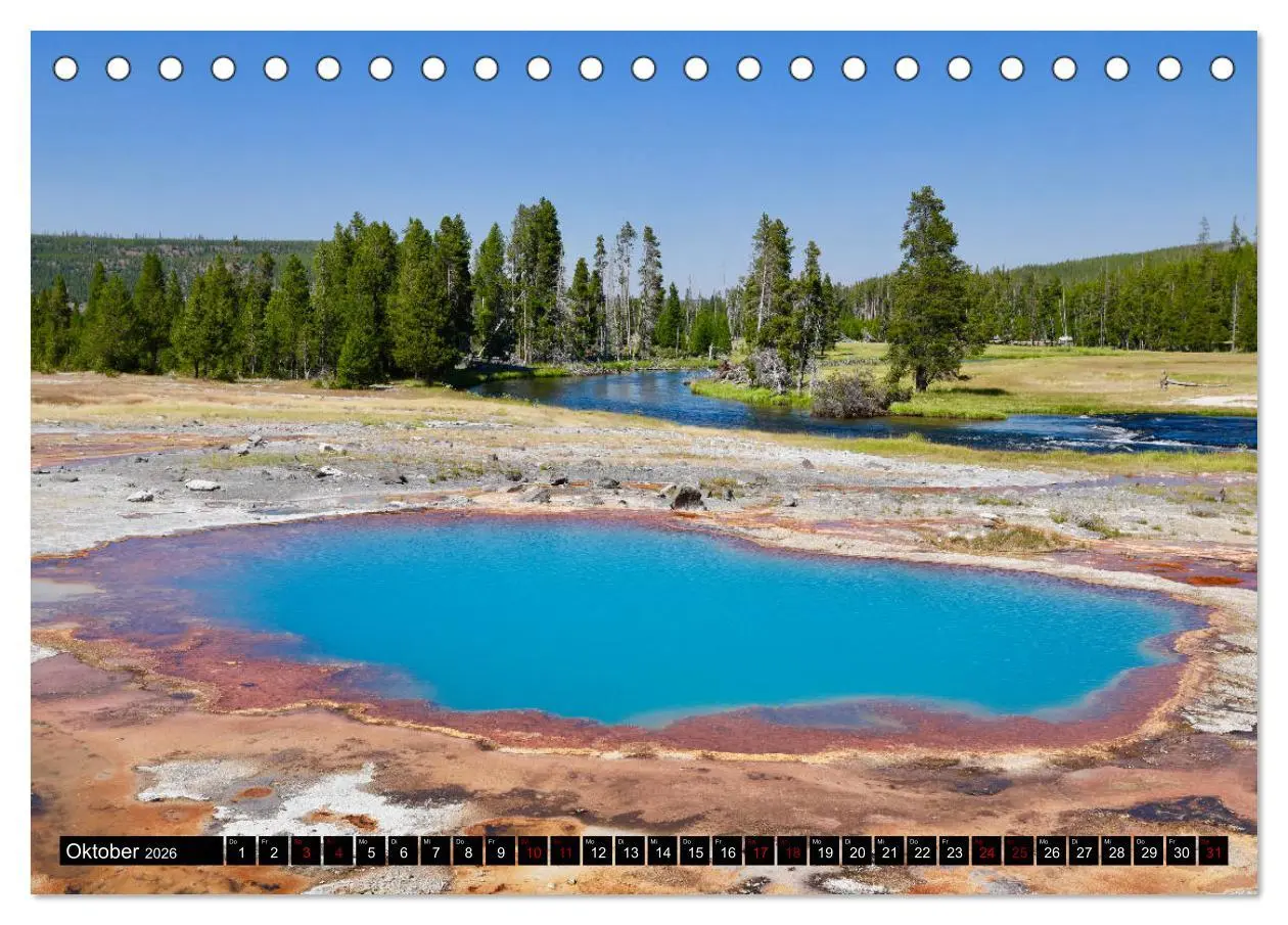 Bild: 9783457931257 | Wunderwelt Yellowstone 2026 (Tischkalender 2026 DIN A5 quer),...