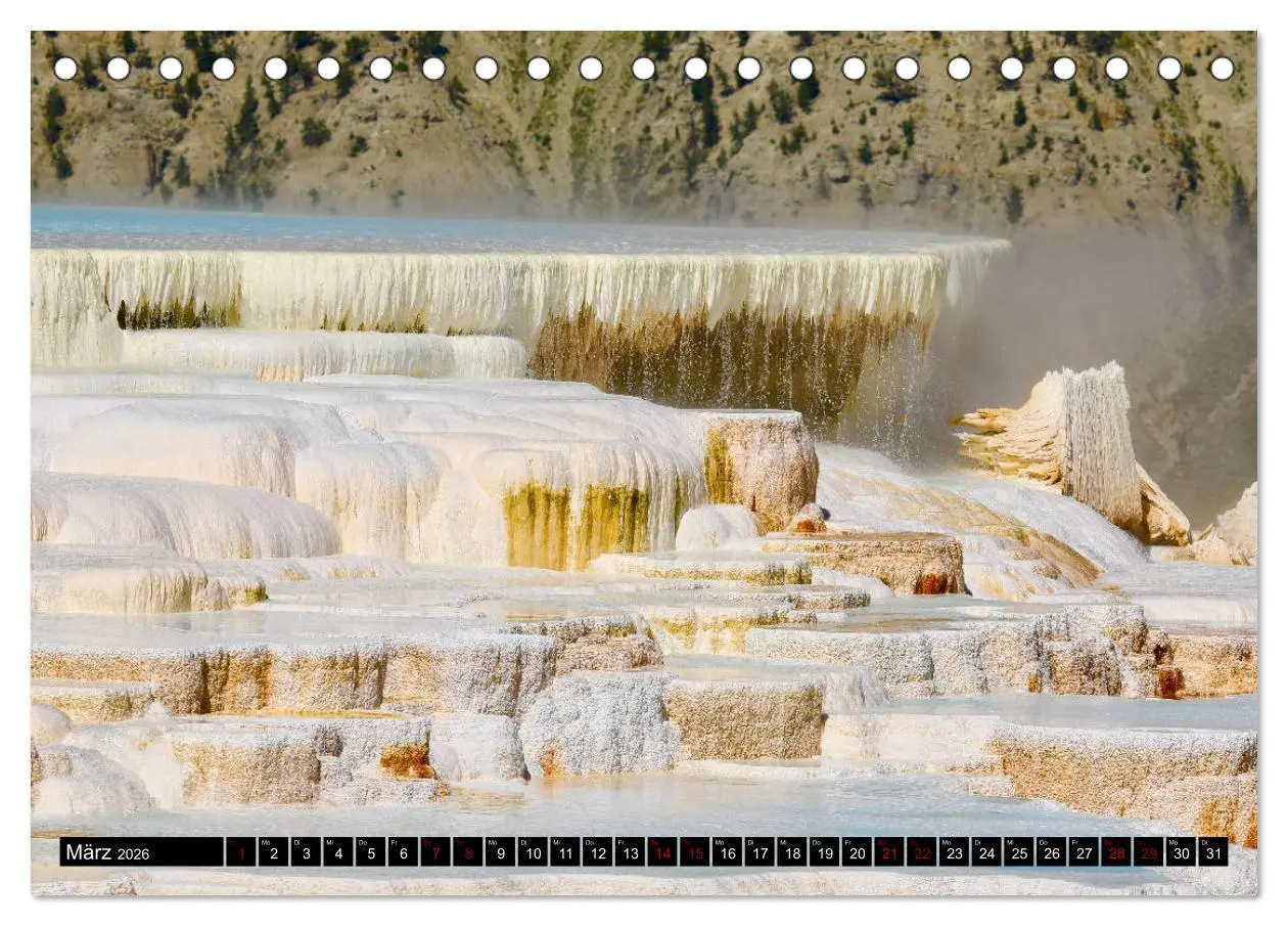 Bild: 9783457931257 | Wunderwelt Yellowstone 2026 (Tischkalender 2026 DIN A5 quer),...