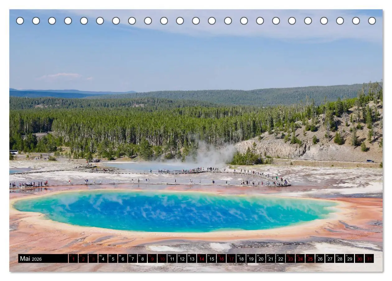 Bild: 9783457931257 | Wunderwelt Yellowstone 2026 (Tischkalender 2026 DIN A5 quer),...