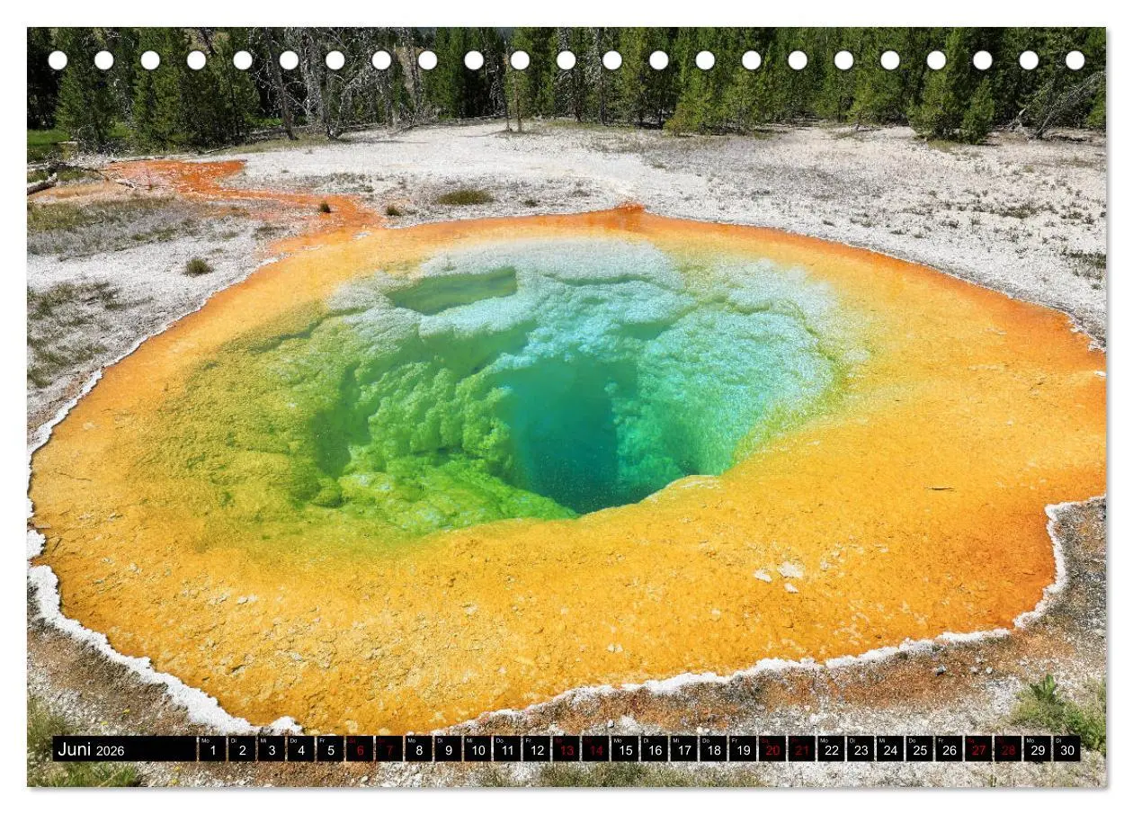 Bild: 9783457931257 | Wunderwelt Yellowstone 2026 (Tischkalender 2026 DIN A5 quer),...
