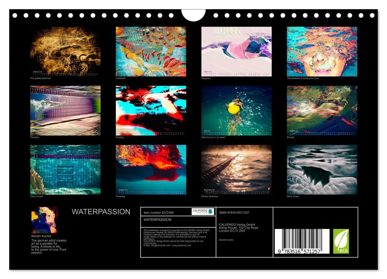 Bild: 9783516571257 | WATERPASSION (Wall Calendar 2026 DIN A4 landscape), CALVENDO 12...
