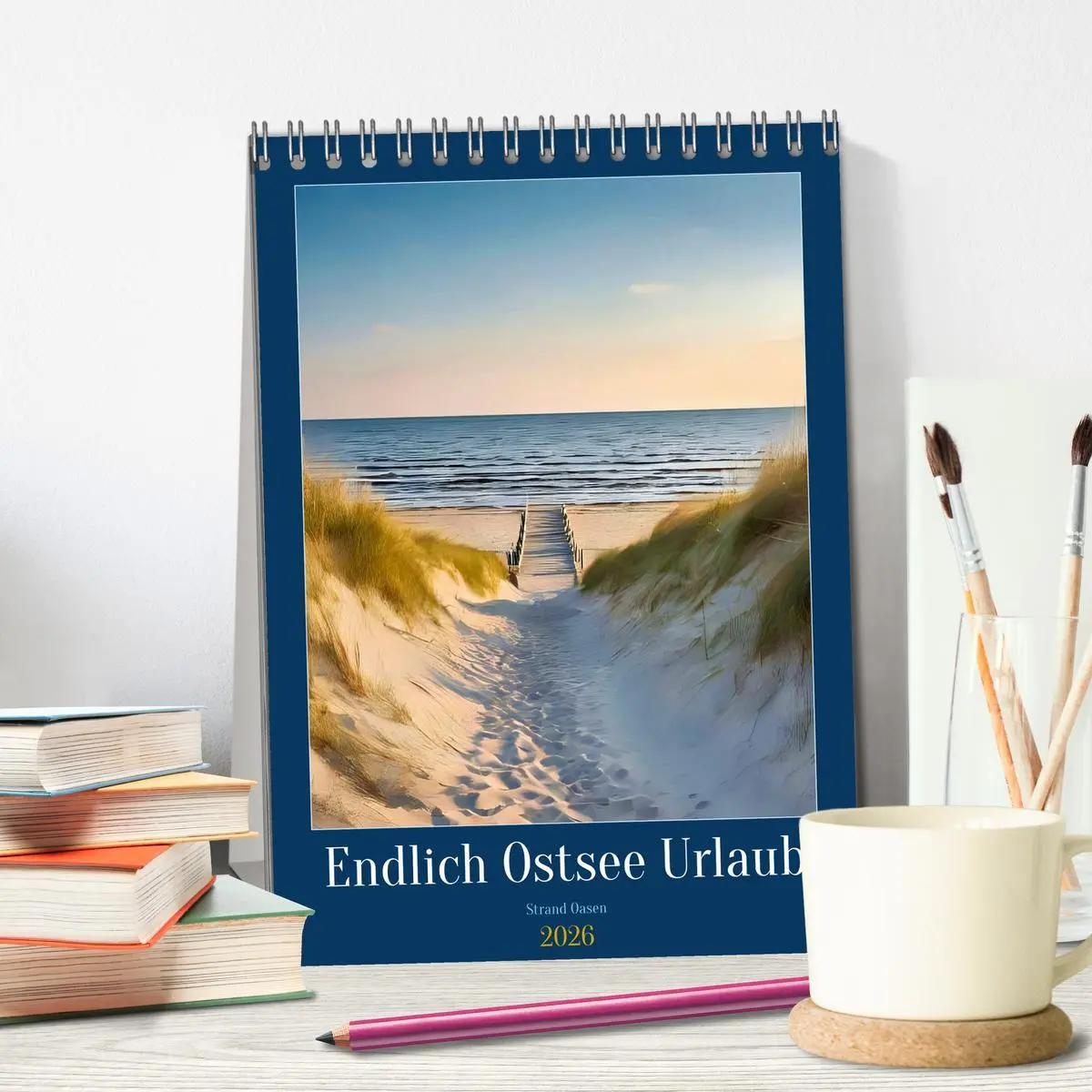 Bild: 9783516641257 | Endlich Ostsee Urlaub (Tischkalender 2026 DIN A5 hoch), CALVENDO...