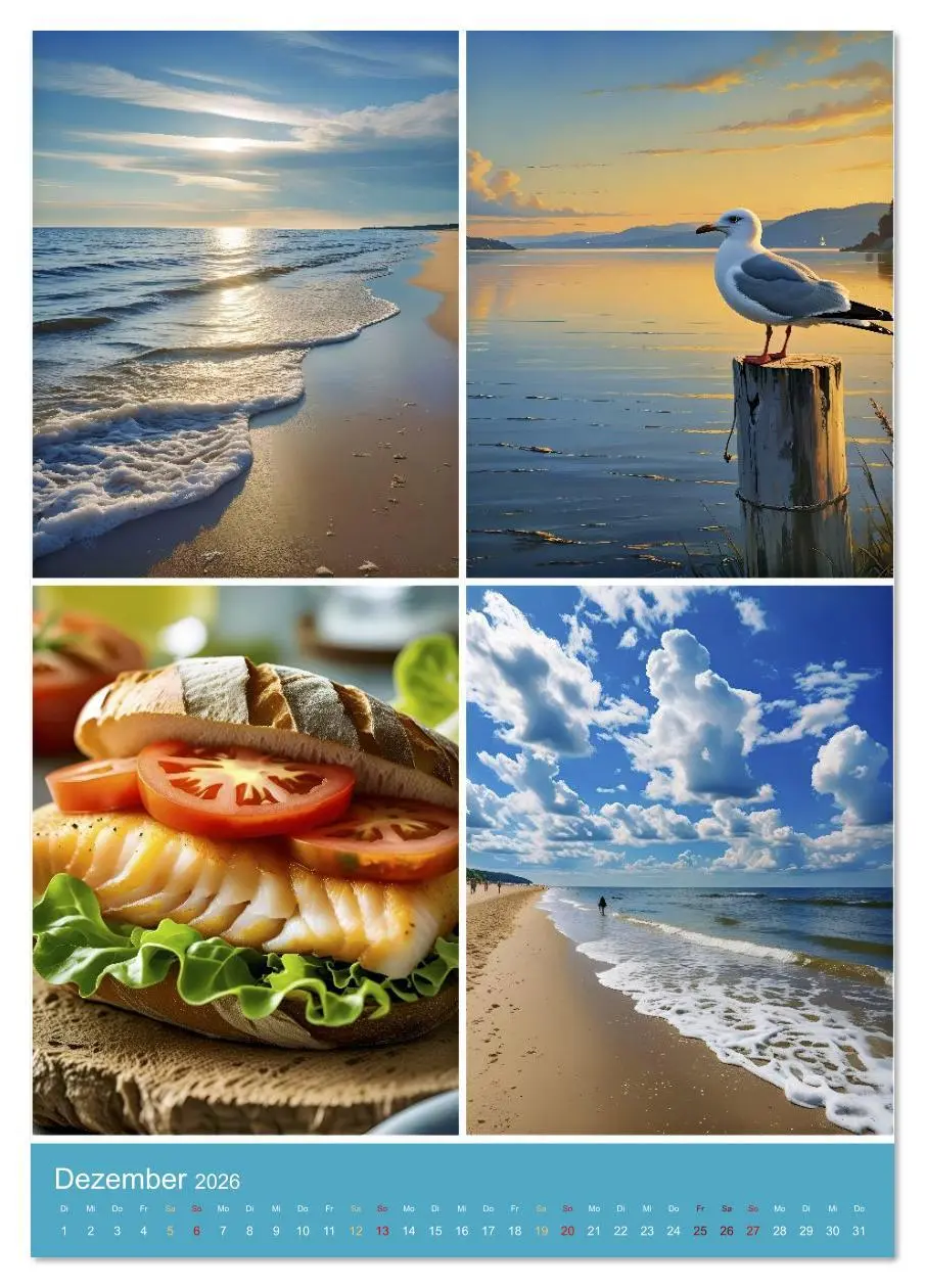 Bild: 9783516641257 | Endlich Ostsee Urlaub (Tischkalender 2026 DIN A5 hoch), CALVENDO...
