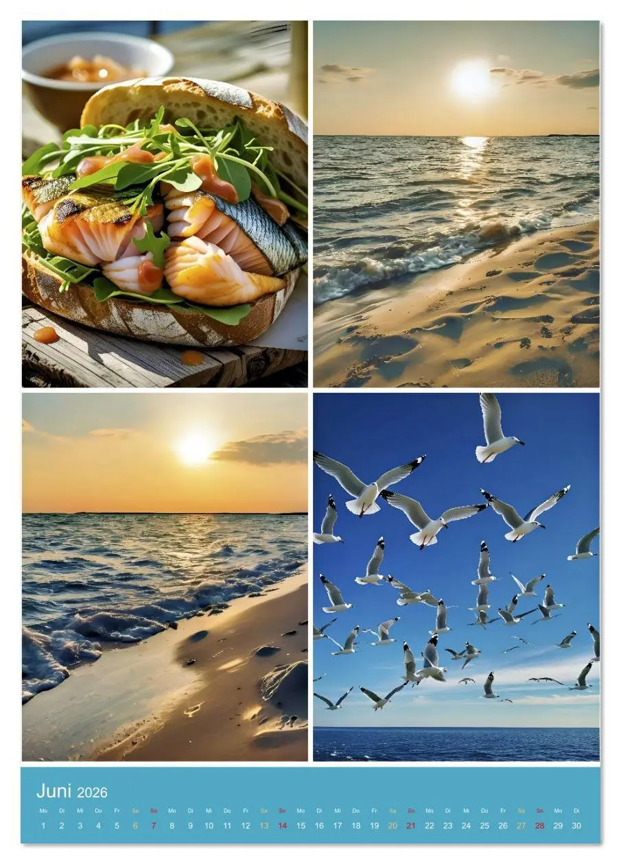 Bild: 9783516641257 | Endlich Ostsee Urlaub (Tischkalender 2026 DIN A5 hoch), CALVENDO...