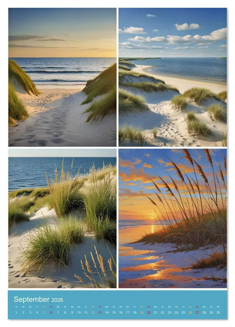 Bild: 9783516641257 | Endlich Ostsee Urlaub (Tischkalender 2026 DIN A5 hoch), CALVENDO...