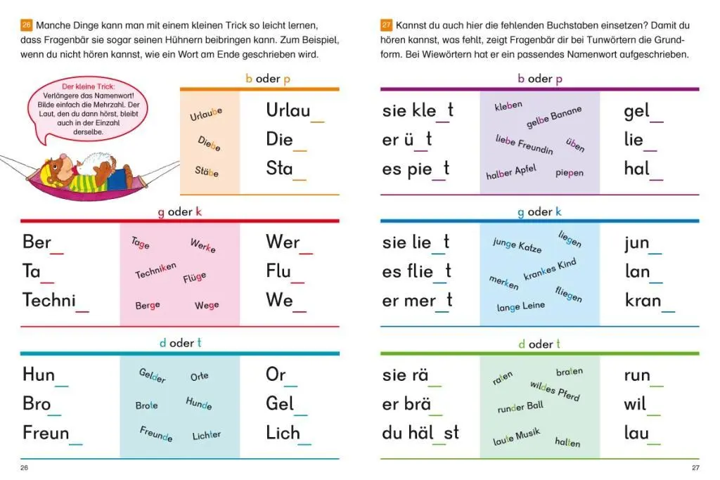 Bild: 9783940811257 | Fragenbär - Richtig schreiben 1./2. Klasse | Vera Lohmann | Broschüre