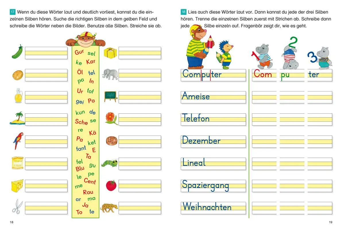 Bild: 9783940811257 | Fragenbär - Richtig schreiben 1./2. Klasse | Vera Lohmann | Broschüre