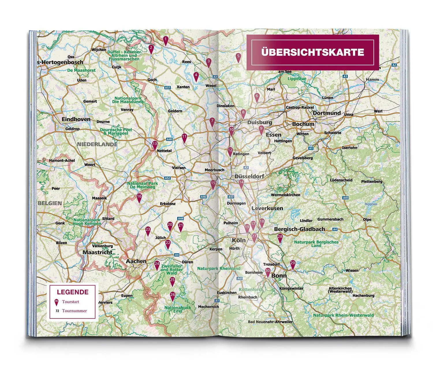 Bild: 9783991541257 | KOMPASS Fahrradlust Rheinland | Taschenbuch | 272 S. | Deutsch | 2024