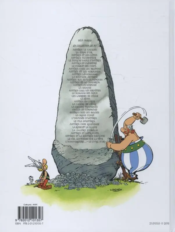 Rückseite: 9782012101357 | Asterix et les Goths. Sonderausgabe | Rene Goscinny | Buch | 47 S.