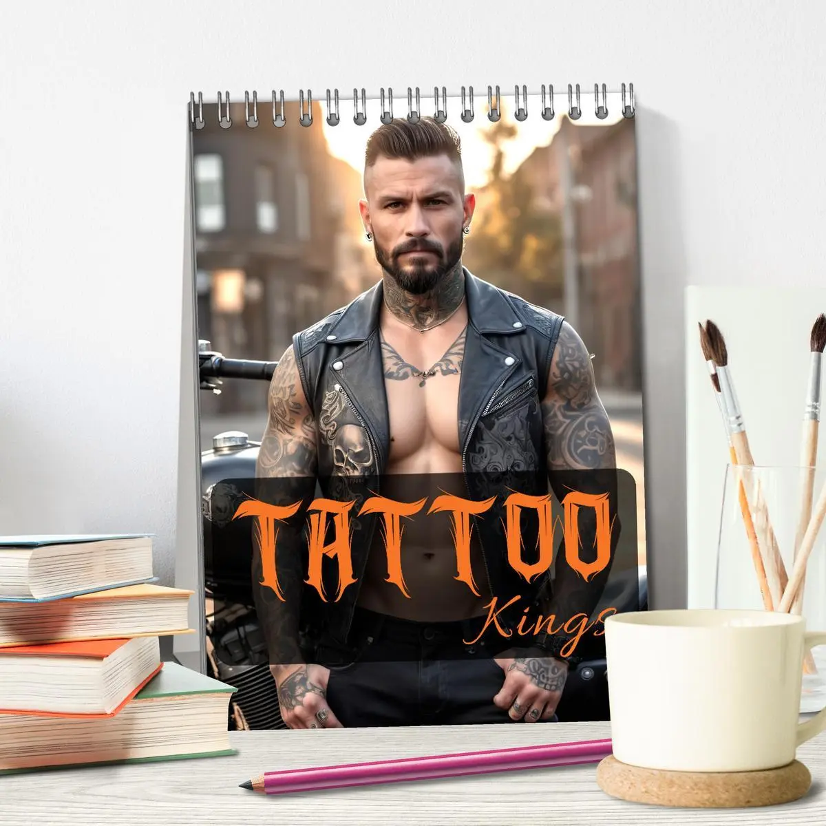 Bild: 9783457301357 | Tattoo Kings (Tischkalender 2026 DIN A5 hoch), CALVENDO Monatskalender