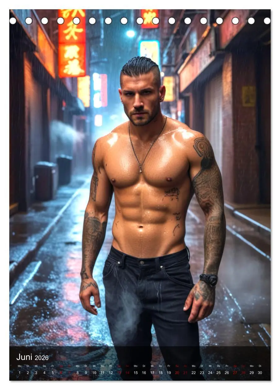 Bild: 9783457301357 | Tattoo Kings (Tischkalender 2026 DIN A5 hoch), CALVENDO Monatskalender