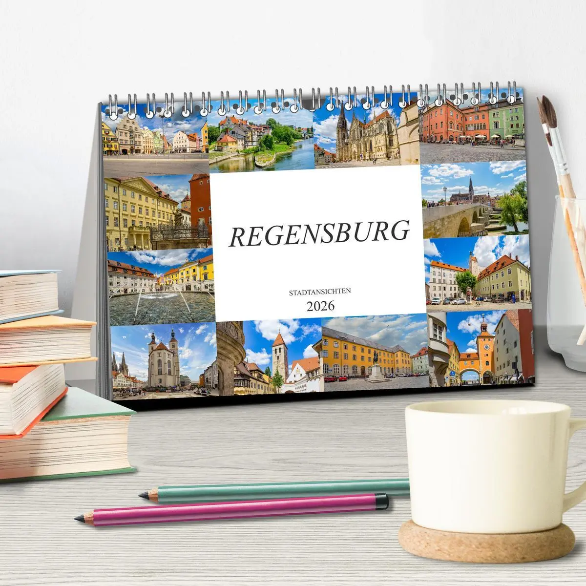 Bild: 9783457781357 | Regensburg Stadtansichten (Tischkalender 2026 DIN A5 quer),...