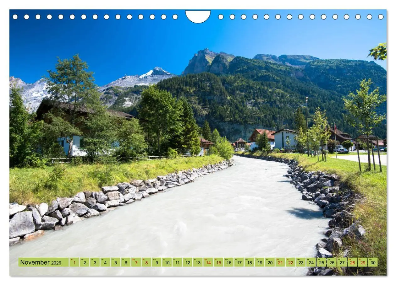 Bild: 9783457851357 | Alpentraum Kandersteg (Wandkalender 2026 DIN A4 quer), CALVENDO...