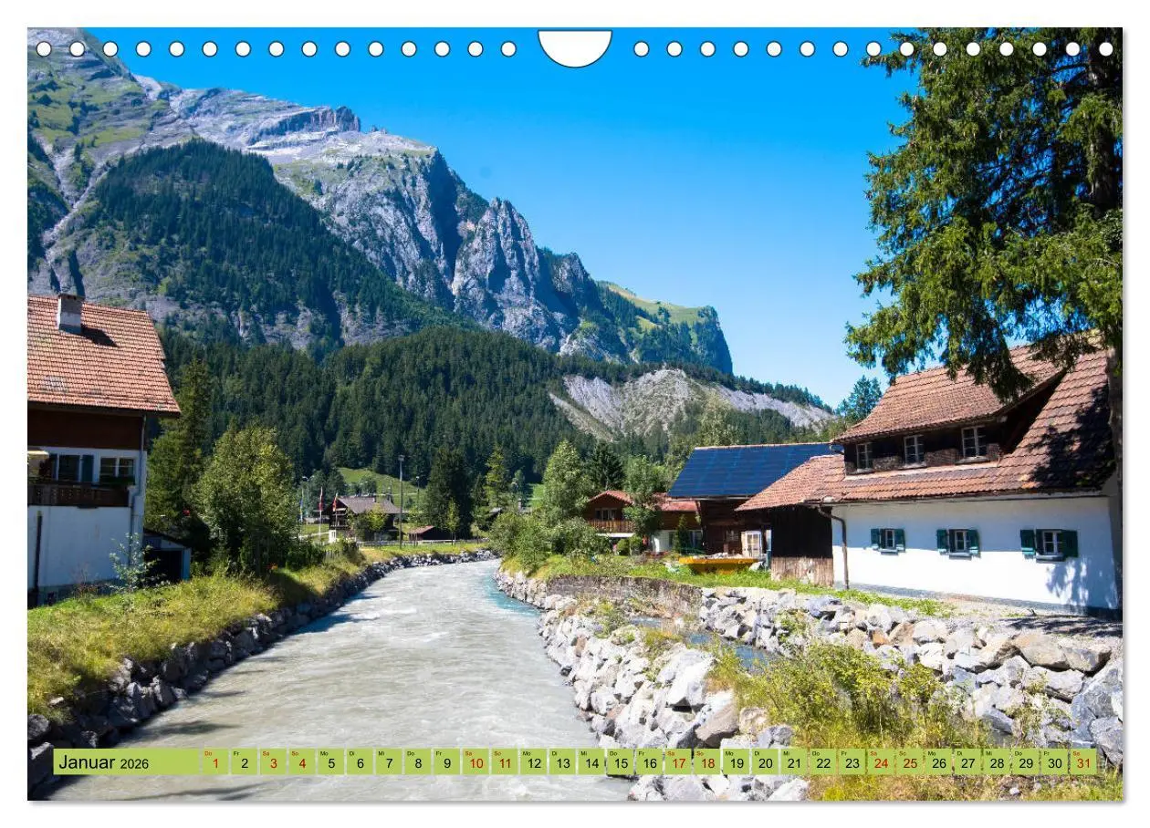 Bild: 9783457851357 | Alpentraum Kandersteg (Wandkalender 2026 DIN A4 quer), CALVENDO...
