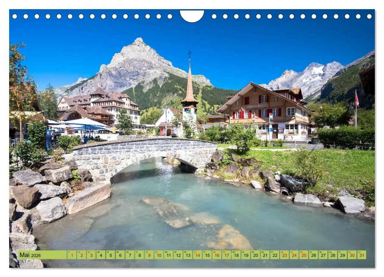Bild: 9783457851357 | Alpentraum Kandersteg (Wandkalender 2026 DIN A4 quer), CALVENDO...
