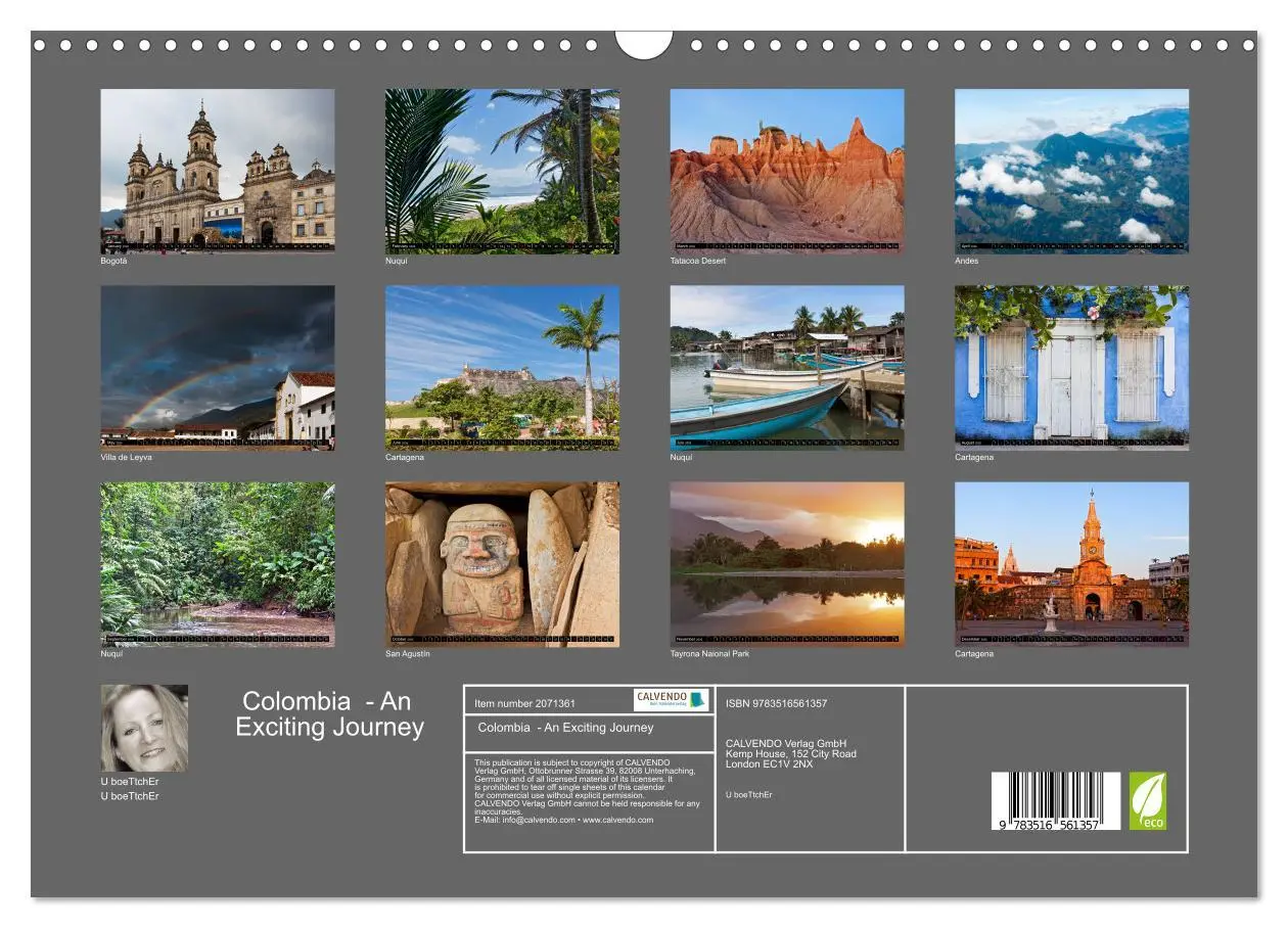Bild: 9783516561357 | Colombia - An Exciting Journey (Wall Calendar 2026 DIN A3...