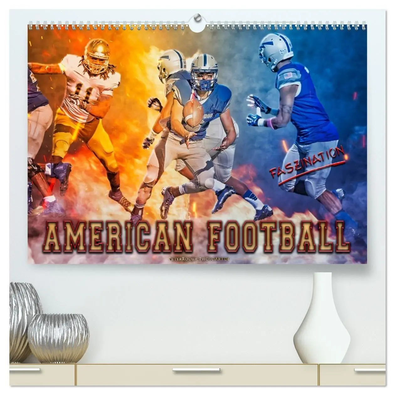 Cover: 9783569581357 | Faszination American Football (hochwertiger Premium Wandkalender...