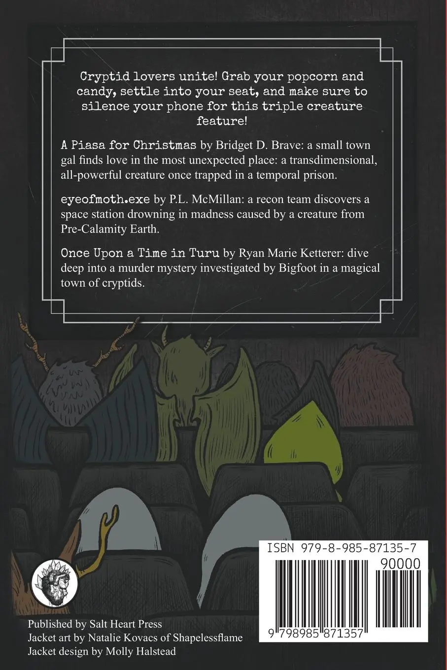 Rückseite: 9798985871357 | Confirmed Sightings | A Triple Cryptid Creature Feature | Taschenbuch