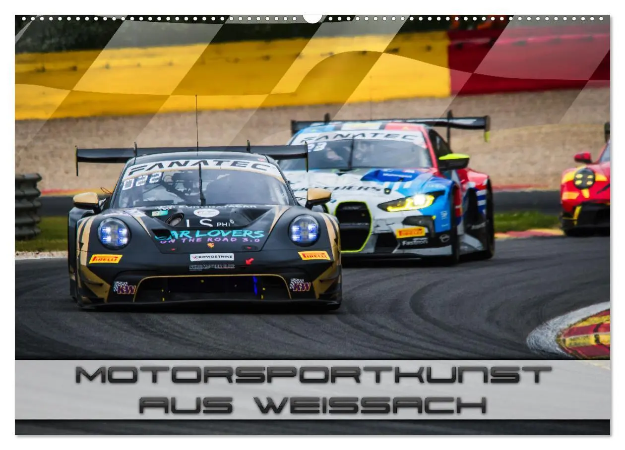Cover: 9783457221457 | Motorsportkunst aus Weissach (Wandkalender 2025 DIN A2 quer),...