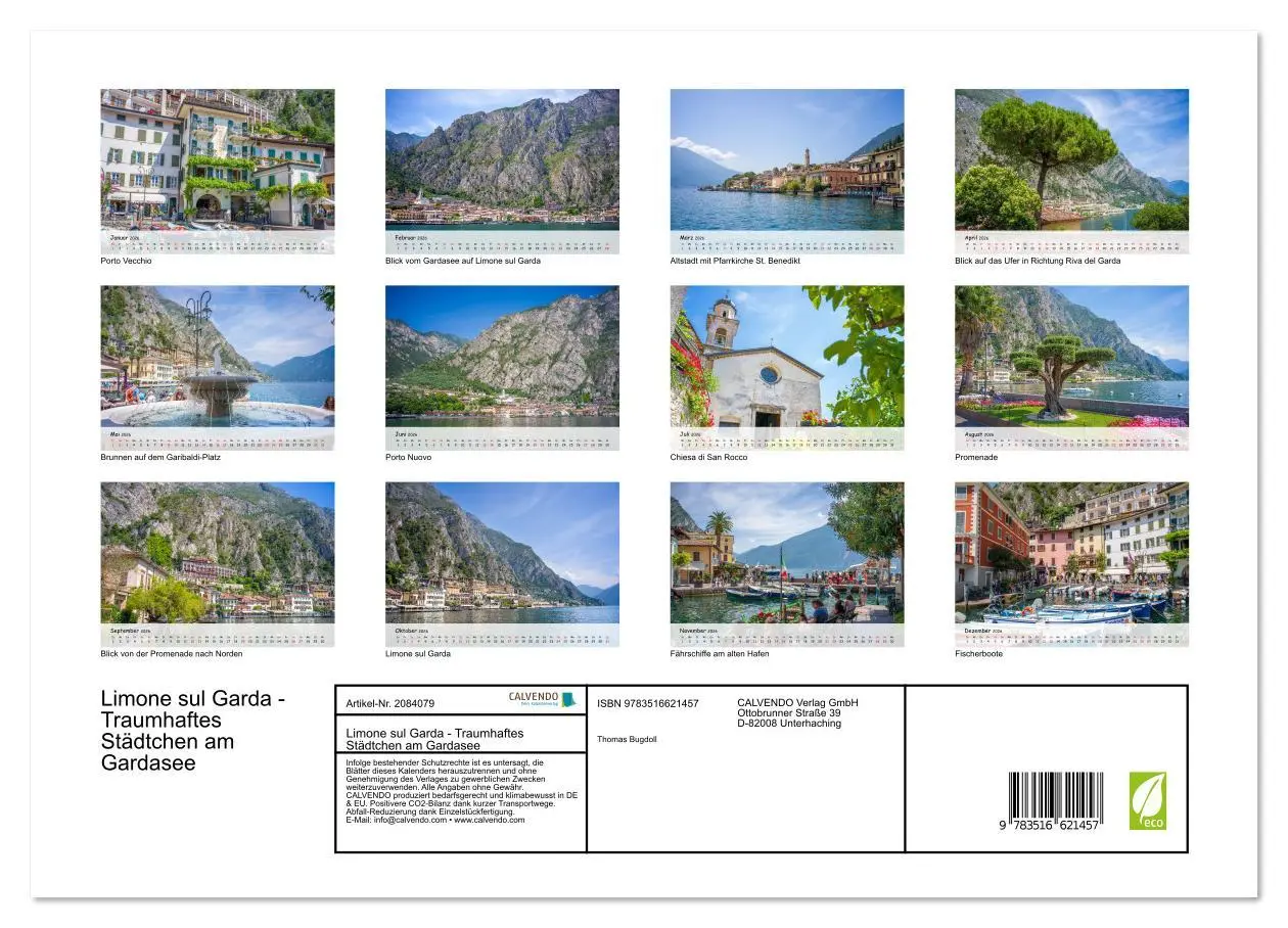 Bild: 9783516621457 | Limone sul Garda - Traumhaftes Städtchen am Gardasee (hochwertiger...
