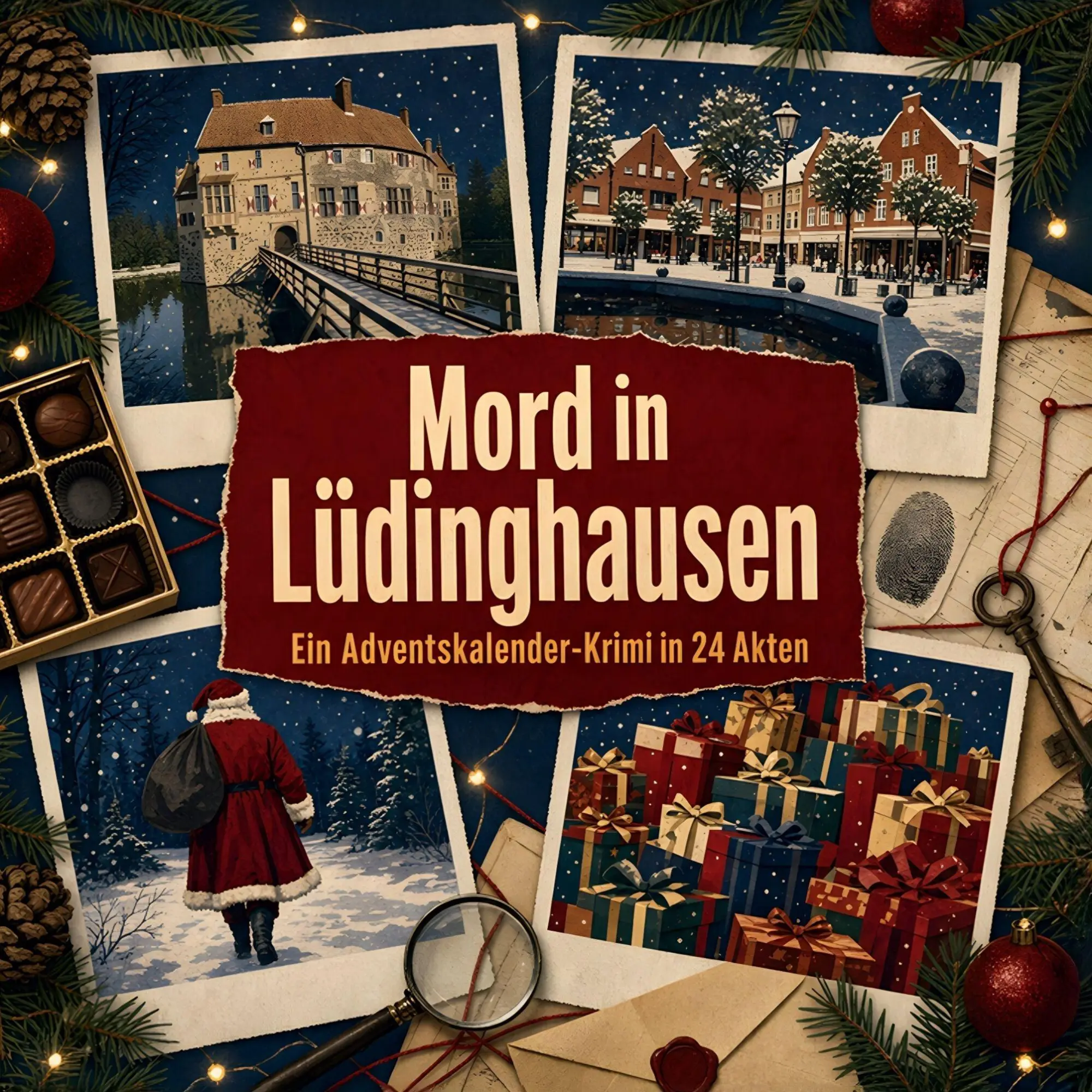 Cover: 9783696121457 | Mord in Lüdinghausen | Ein Adventskalender-Krimi in 24 Akten | Buch