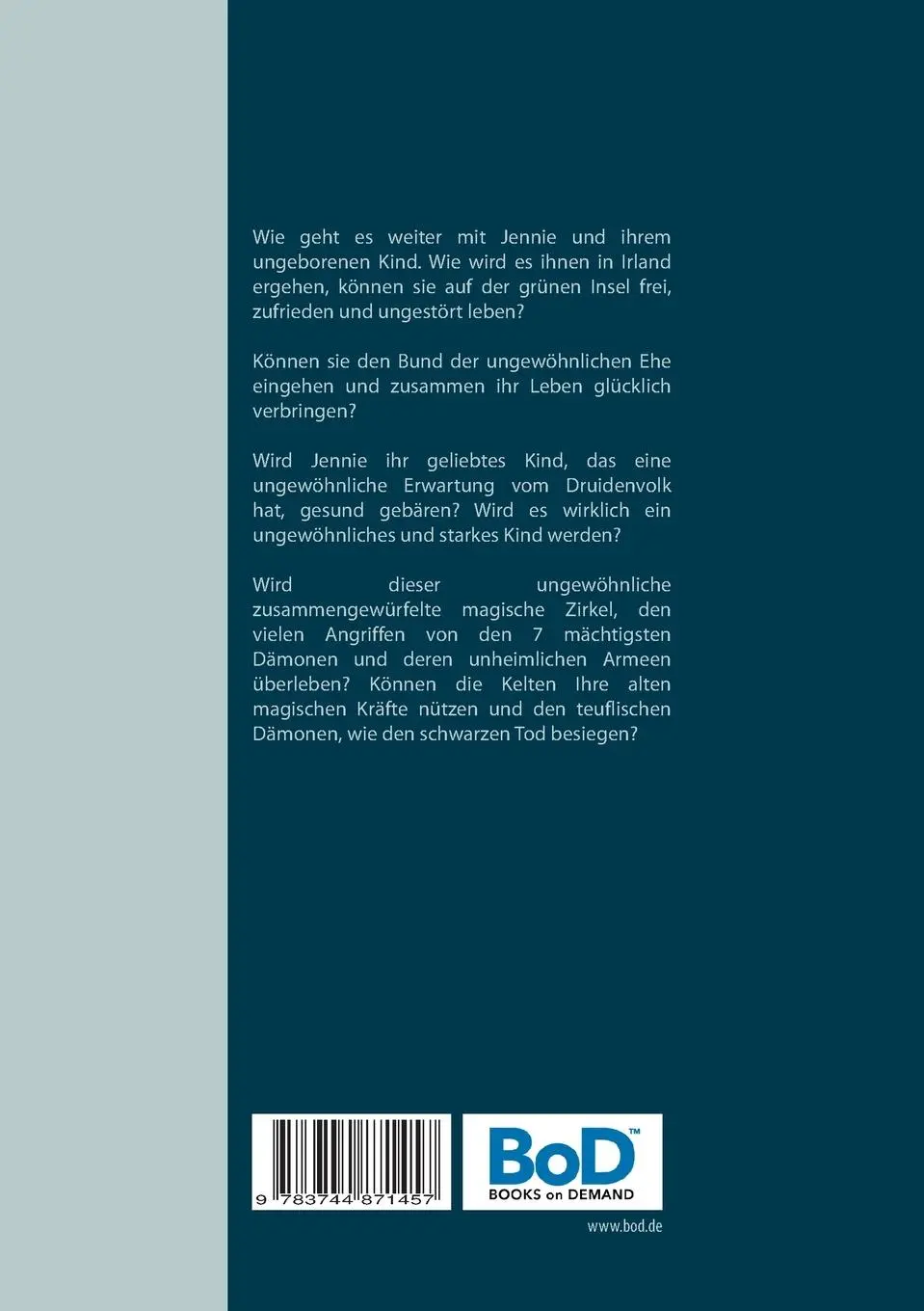 Rückseite: 9783744871457 | Aufstand der Dämonen. Band 2 | Peter S. Fischer | Taschenbuch | 456 S.