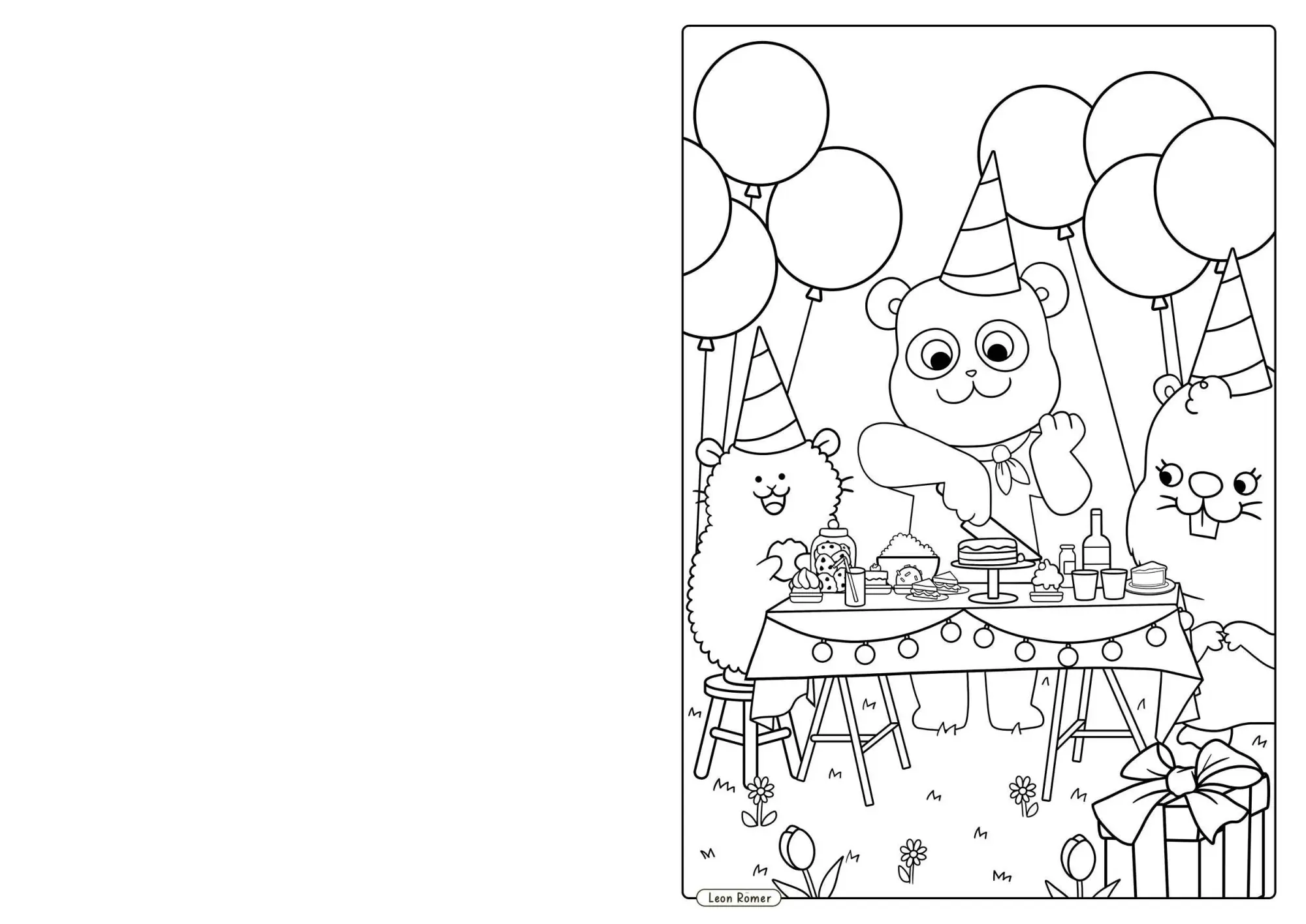 Bild: 9783745931457 | Die Kawaii-Ausmal-Party - 30 herzig-süße Motive ausmalen | Leon Römer