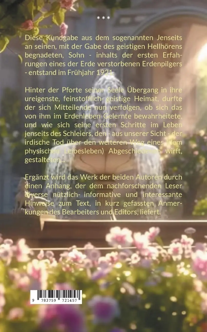 Rückseite: 9783759721457 | Führung einer Seele im Jenseits | Carl Dietrich Engel (u. a.) | Buch