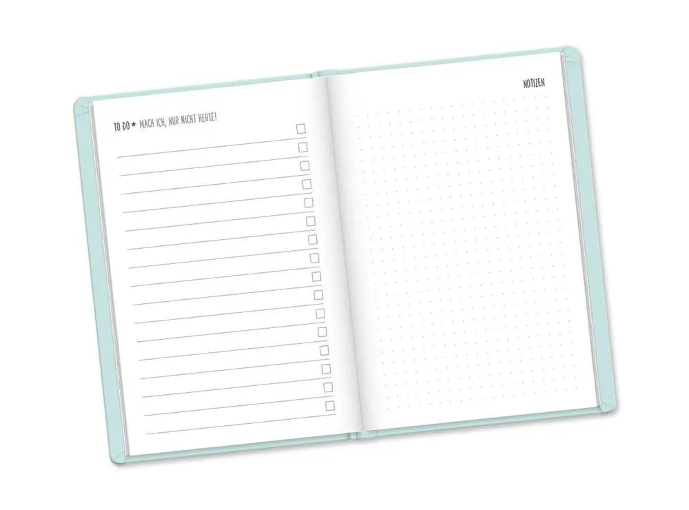 Bild: 9783986361457 | Terminplaner Lederlook 2026 Mint | Terminplaner Lederlook A6 | Buch