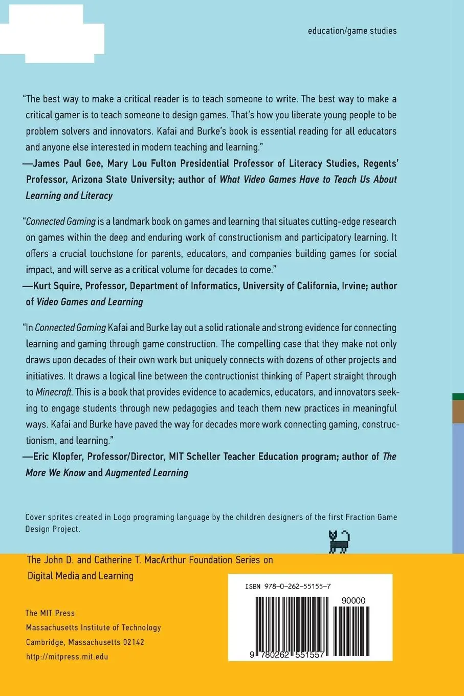 Rückseite: 9780262551557 | Connected Gaming | Yasmin B. Kafai (u. a.) | Taschenbuch | Englisch